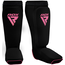 Hosiery Shin Instep Foam Black/Pink-S, Size: S, Colour: Schwarz