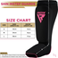 Hosiery Shin Instep Foam Black/Pink-S, Size: S, Colour: Schwarz, 2 image