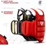 Semi contact chest guard SCC-T2, Size: 2XL, Colour: Rot, 4 image