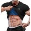 T-Shirt de Sudation Homme Pour la Perte de Poids, Taille: 3XL, Couleur: Noir, 8 image