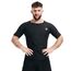 T-Shirt de Sudation Homme Pour la Perte de Poids, Taille: 3XL, Couleur: Noir