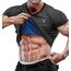 Sweat T-Shirt Men For Weight Loss, Size: M, Colour: Grey, 6 image