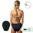 Bas de maillot de bain menstruel "Hydriades" taille haute Fille Smoon | Noir 14 - 16 ans, 4 image