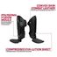Shin Instep T15 Matte Black Plus-S, Size: S, Colour: Schwarz, 2 image