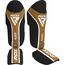 RDX Aura Plus T-17 Shin Guards, Size: L, Colour: Schwarz