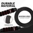 Skipping Rope Steel Coated Cable W1 Red-10.3Ft (15619), Colour: Rot, Length: 304 cm, 2 image