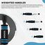 Skipping Rope With Weight X2 Blue-10.3Ft (15763), Colour: Blue, Length: 304 cm, 5 image