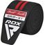Gym Knee Wrap, Size: One Size, Colour: Rot, 3 image