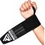 RDX Wrist Support Wraps for Weight Lifting, Size: One Size, Colour: Schwarz, 5 image