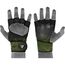 Weight Lifting Gloves X1 Army Green Long Strap, Colour: Green, Size: L-XL