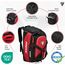Sporttasche, Farbe: Rot, Volume: 40 l, 5 image