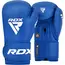 Gants de Boxe RDX pour Compétitions Amateurs, Couleur: Bleu, OZ: 10oz