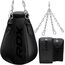 3PC PUNCH BAG MAIZE FULL BLACK, Colour: Schwarz, Additional Weight: 15
