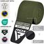 Gym Knee Wraps K1, Size: One Size, Colour: Khaki, 2 image