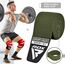 Gym Knee Wraps K1, Size: One Size, Colour: Khaki, 4 image