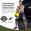 Gym Knee Wraps K1, Size: One Size, Colour: Khaki, 7 image