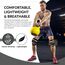 Gym Knee Wraps K1, Size: One Size, Colour: Grey, 7 image