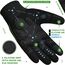 Gym Gloves W1 – Full Finger, Size: XL, Colour: Green, 2 image