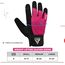 Fitness-Handschuhe W1 – Vollfinger, Bekleidungsgrösse: S, Farbe: Rosa, 6 image