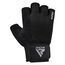 Fitness-Handschuhe W1 – Halbfinger, Bekleidungsgrösse: M, Farbe: Schwarz, 2 image