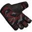 RDX T2 – Halbfinger-Handschuhe, Grip & Komfort im Gym, Bekleidungsgrösse: XL, Farbe: Rot, 5 image