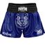 Short de Muay Thai Sak Yant, Taille: M, Couleur: Bleu