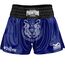 Muay Thai Shorts Sak Yant, Bekleidungsgrösse: XL, Farbe: Blau