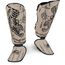 Schienbeinschutz Muay Thai, Bekleidungsgrösse: L/XL, Farbe: Beige