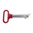 Short safety pin bolt Ø 25mm for racks and rigs, 2 image