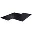 Gummiboden "Connect Tiles Pure Black" 100x100x2cm + 7 Verbinder Stockz
