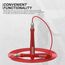 Skipping Rope Aluminium Handle W2 Red-10.3Ft (15572) + Wire, Size: One Size, Colour: Rot, 7 image