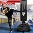 Free Standing Punch Bag F9 + Bag Mitts, Colour: Schwarz, Length: 1.8m, 7 image
