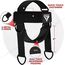 Gym Head Harness H2 Black Plus, Colore: Nero, 4 image