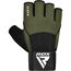 Gym Weight Lifting Gloves W3 with EVA padding, Taglia: L, Colore: Khaki, 2 image
