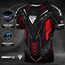RDX Compression Rash Guard IMMAF Red L, Size: L, Colour: Rot, 3 image