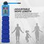 Skipping Rope Kids Plastic Abs Blue-10Ft (17606), Colour: Blue, Length: 3.10m, 3 image