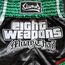 8 WEAPONS Muay Thai Shorts West Coast Green XL, Size: XL, Colour: Green, 3 image
