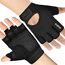 Gym Weight Lifting Gloves T1, Taglia: L, Colore: Nero, 2 image