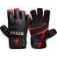 Gym Glove Micro Red/Black Plus-M, Size: M, Colour: Schwarz, 7 image