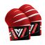 Gym Knee Wrap, Taglia: Taglia unica, Colore: Rosso 