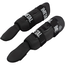 Shin Guards with Removable Foot Protection, Taglia: S, Colore: Nero