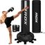 Free Standing Punch Bag F6+ Bag Mitts, Colour: Schwarz, Length: 1.8m