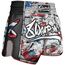 Muay Thai Shorts  - Cut like a blade black 2.0, Bekleidungsgrösse: S, Farbe: Weiss