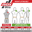 Weight Lifting Power Belt Rd1 Red-XS, Size: XS, Colour: Rot, 2 image