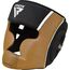 RDX Head Guard Aura Plus T-17 Black Golden-L, Size: L, Colour: Schwarz