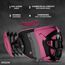 Kopfschutz Mit Abnehmbarem Gesichtsschutzgitter, Bekleidungsgrösse: L, Farbe: Pink, 7 image