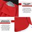 Shorts de MMA T15, Taille: S, Couleur: Rouge, 4 image
