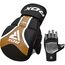 RDX Grappling Gloves Shooter Aura Plus T-17 Black Golden-S, Size: S, Colour: Schwarz, 2 image