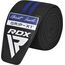 Gym Knee Wrap, Taglia: Taglia unica, Colore: Blu , 3 image