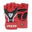 RDX Grappling Gloves Aura Plus T-17 Red/Black-L, Size: L, Colour: Rot